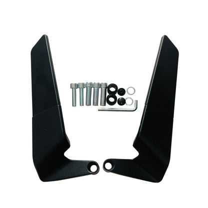 Motorcycle wing invisible small wing mirror kit