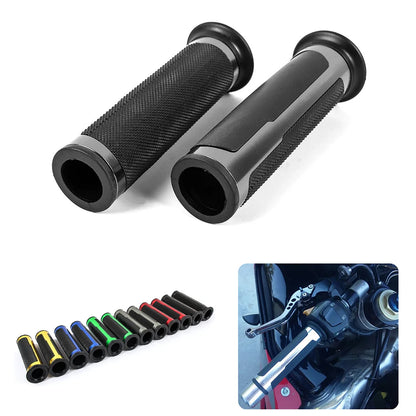 Motorcycle Handlebar Grip Non-slip Rubber Throttle Grip