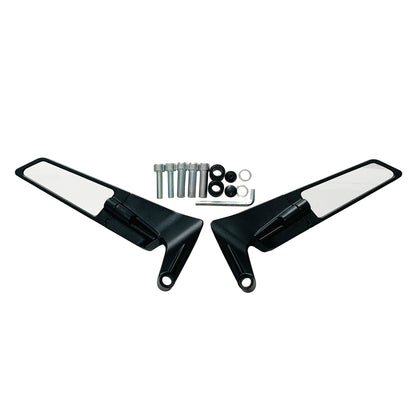 Motorcycle wing invisible small wing mirror kit