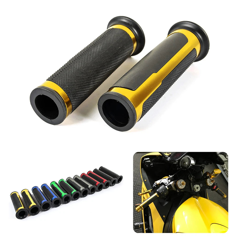 Motorcycle Handlebar Grip Non-slip Rubber Throttle Grip