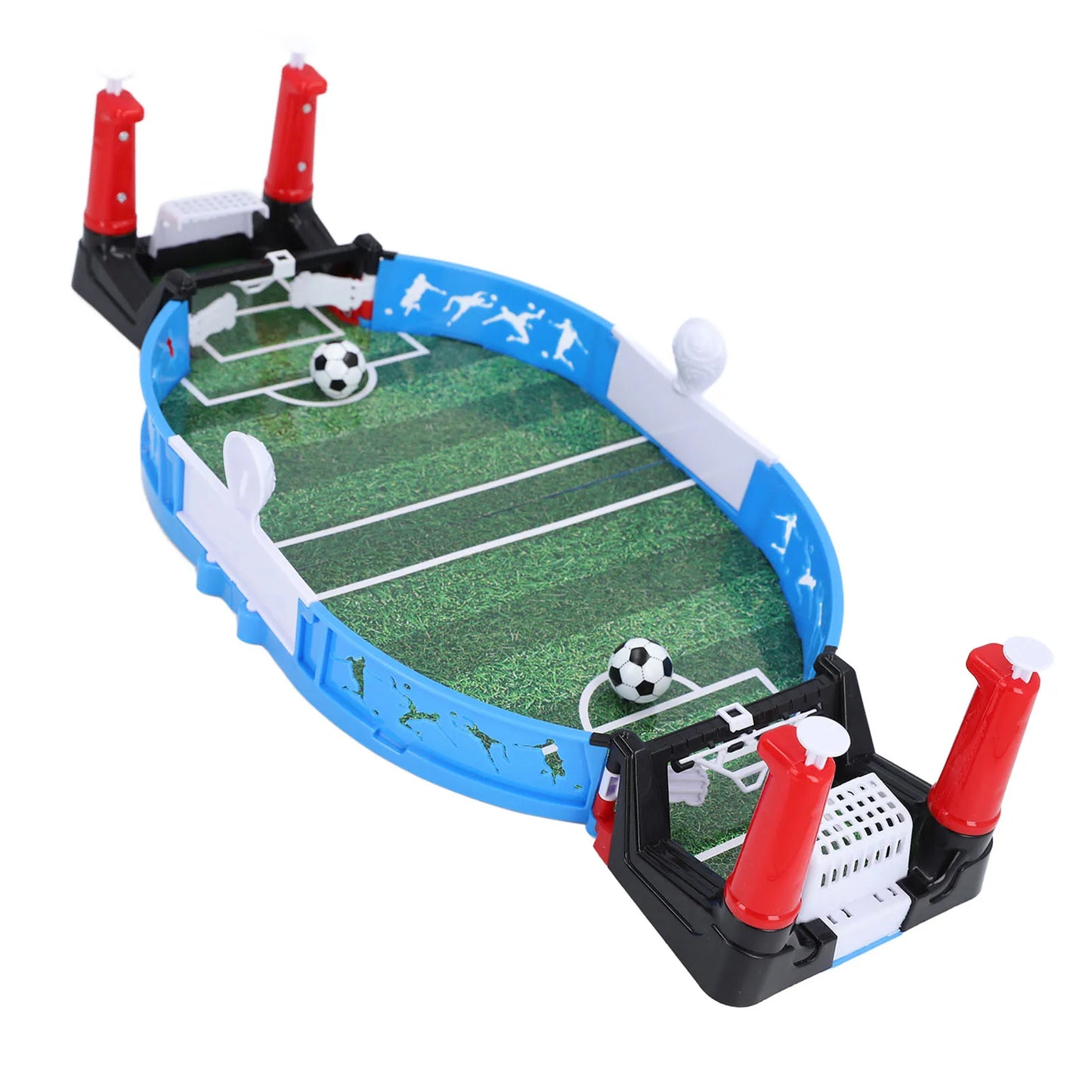 Tabletop Football Game Toy with 2 Balls for Double Player