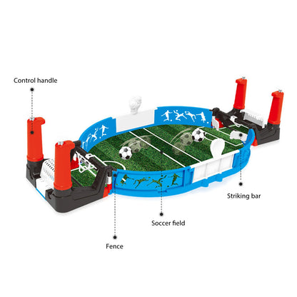 Tabletop Football Game Toy with 2 Balls for Double Player