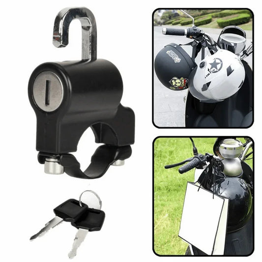 Motorcycle Handlebar Helmet Lock