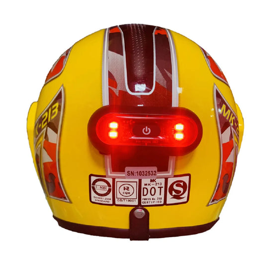 Led Light Rechargeable Safety Taillight Bike Motorcycles Accessories Helmet