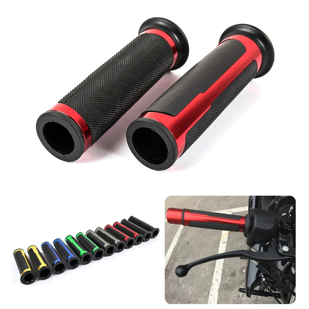 Motorcycle Handlebar Grip Non-slip Rubber Throttle Grip