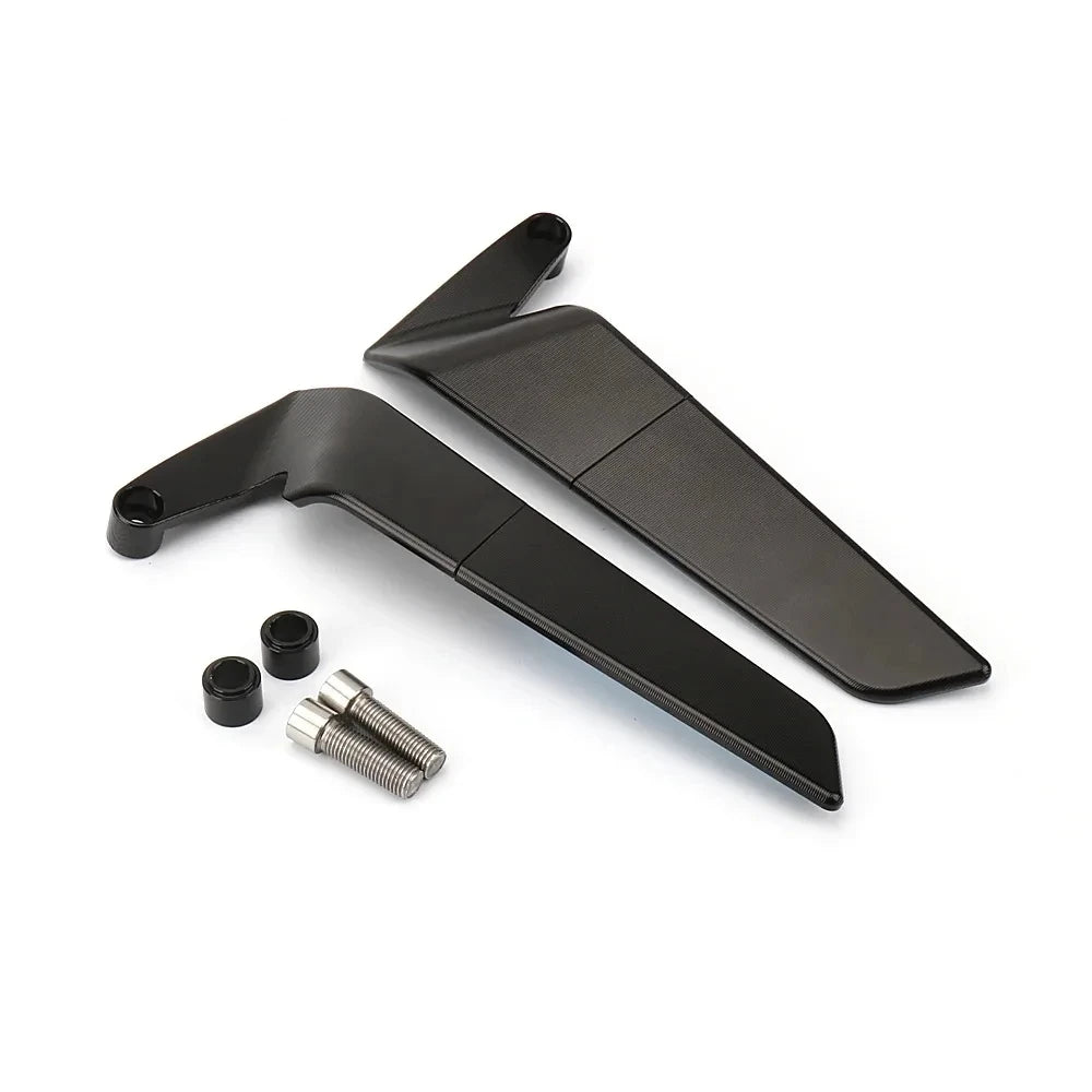 Motorcycle wing invisible small wing mirror kit