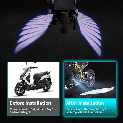 Led Angle Wings Lights For Car Motorcycle Bike